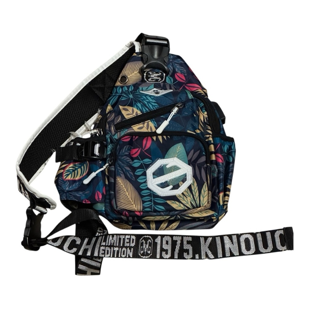 1975 Limited Edition Leaf Print Shoulder Bag - Multicolor - Picture 2 of 4